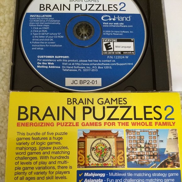 Brain Games Brain Puzzles on CD - Picture 2 of 4
